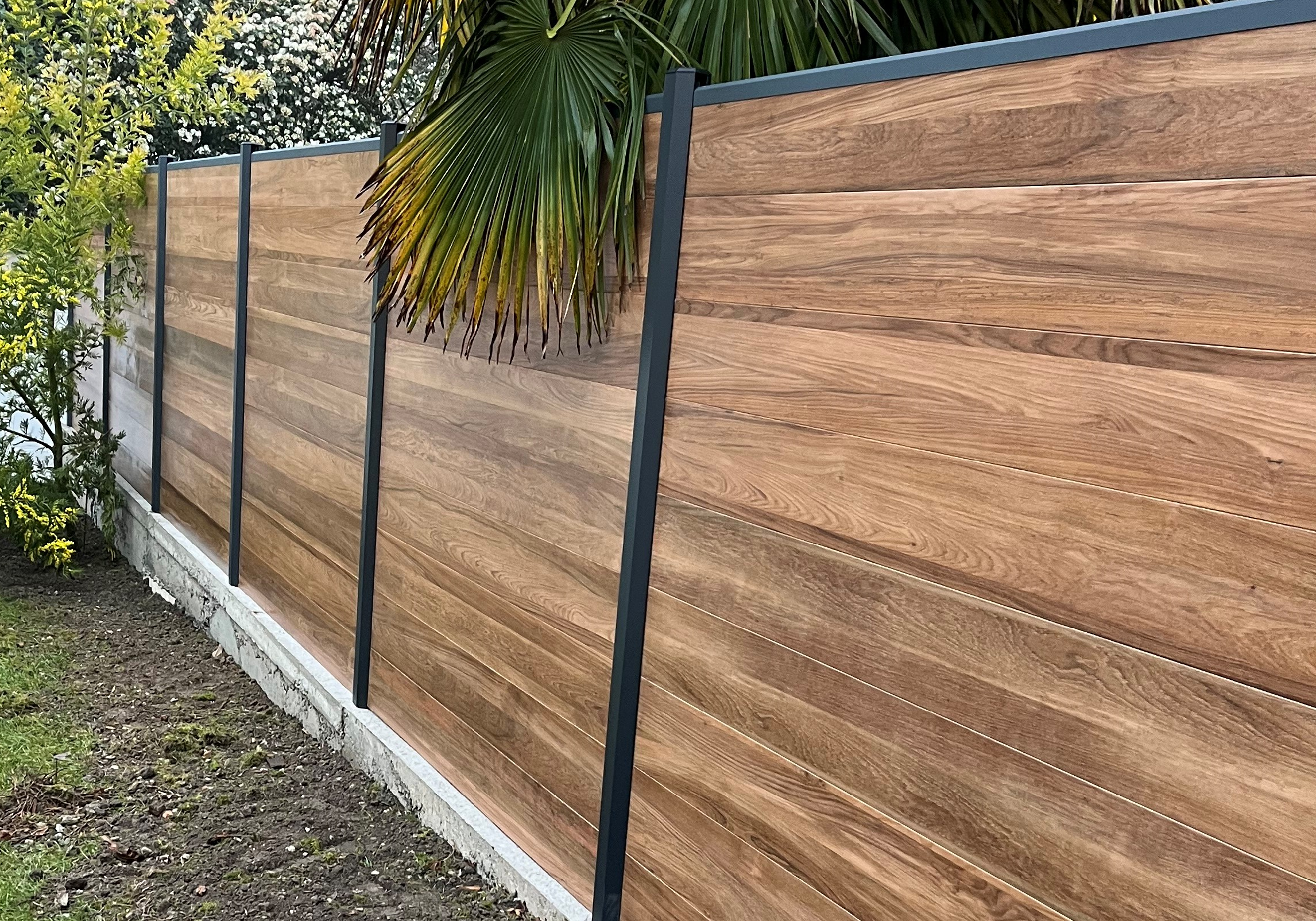 CLOTURE COMPOSITE OCEWOOD - NOUVELLE LAME IMITATION BOIS 